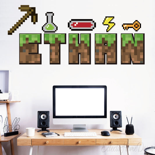 Customized Video Game Controller Wall Sticker for Kids Bedroom Nursery Playroom New Home Apartment Essentials