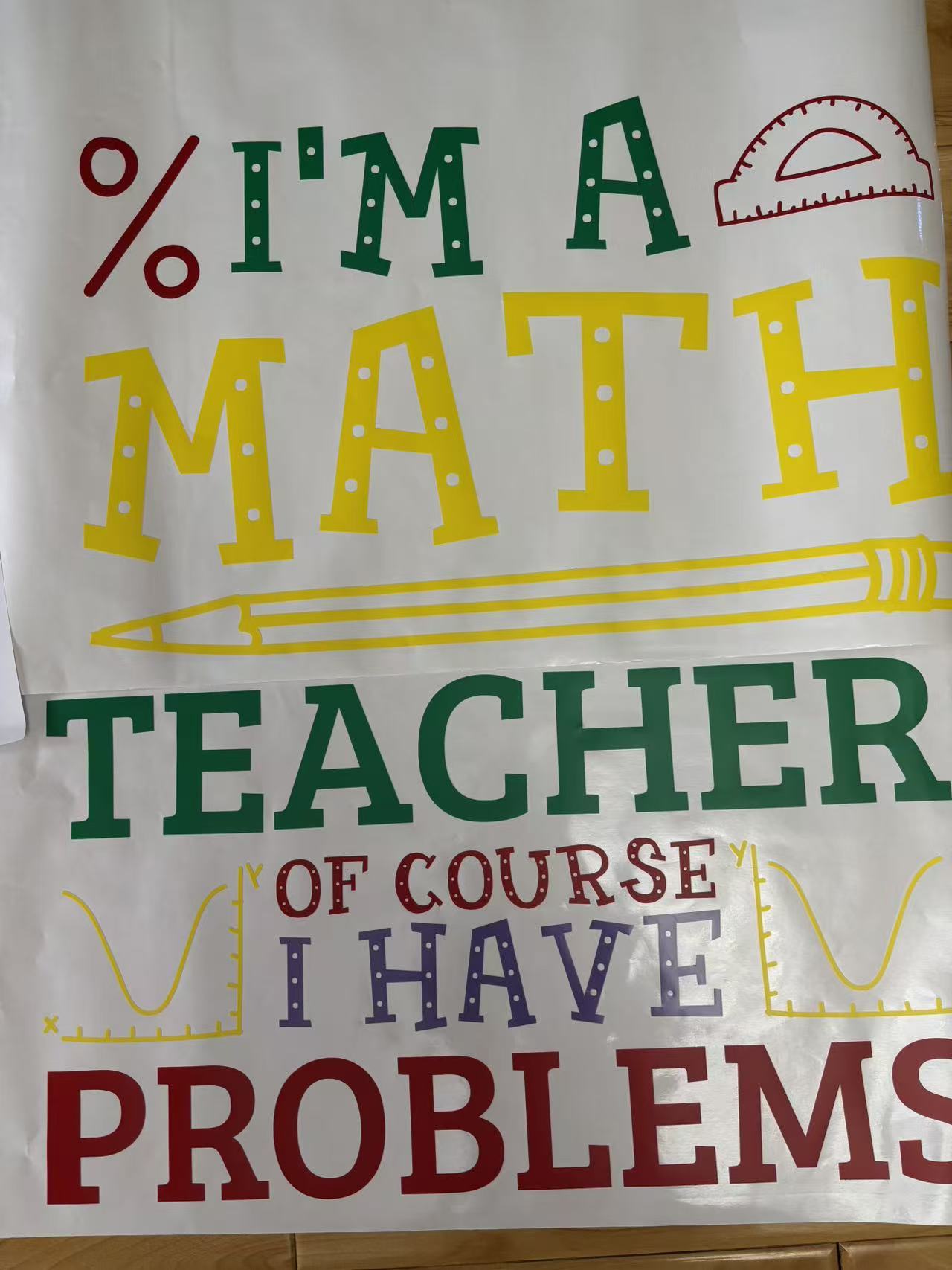 School wall decor math wall art inspirational learning space
