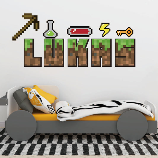 Customized Video Game Controller Wall Sticker for Kids Bedroom Nursery Playroom New Home Apartment Essentials
