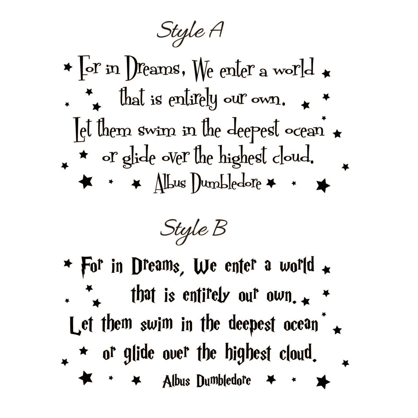 Sweet dreams vinyl wall decal - kids bedroom and nursery room sticker
