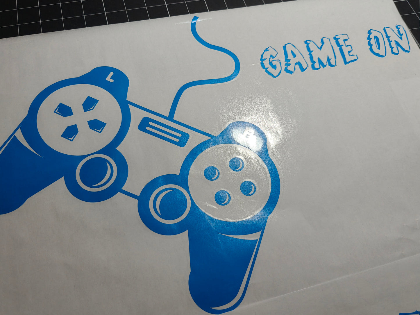 Custom Name Gaming Controller Wall Decal - Personalized Gamer Room Decor for Bedroom, Game Room, Man Cave - Removable Vinyl Sticker for Walls & Laptops